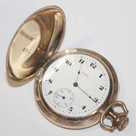 21125385 Elgin Antique 1889 16s Grade 4 Pocket Watch 15j Dueber 20 Year Hunting Case Nice