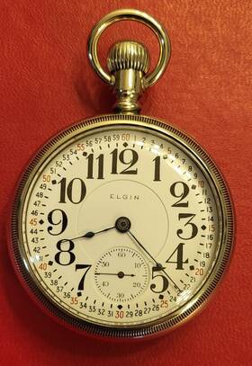 1902 Elgin 21jw Running 18s Inch Veritas