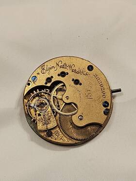 2229290 Elgin Vintage 1887 Movement No Case