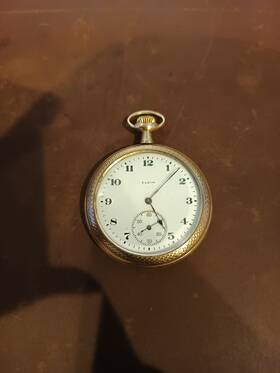22919355 Elgin 14k Gold-filled Pocket Watch Fully Functional