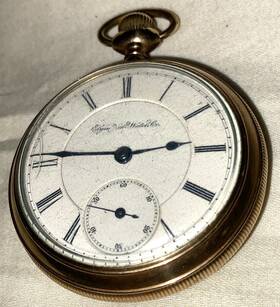 3129621 Elgin 2300268 Vintage Natl National Pocket Watch 20 Year B&b Royal Case