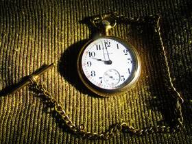2323416 Elgin Ltd. Pocket Watch H.h. Taylor Wadsworth Referee 20 Year Engraved