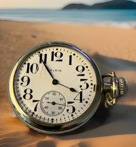 23401196 Elgin Pocket Watch Size16 Serial#23401196