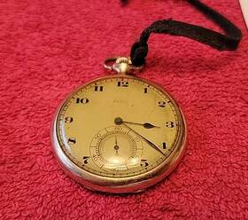 24035002 Elgin 1921 Open Face Pocket Watch 17j 12s Usa