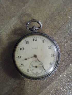 24418784 Elgin Antique Vintage National Watch Co. Pocket
