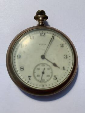 24429231 Elgin 1924 Grade 313 15j Antique Pocket Watch Tested