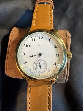 24641815 Elgin 1922 Grade 290 Pocket Watch Inch Marriage Wrist 16s M6 S/n