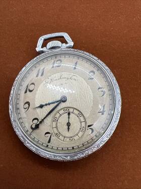 25314799 Elgin National Watch Co Pocket 15 Jewels Working