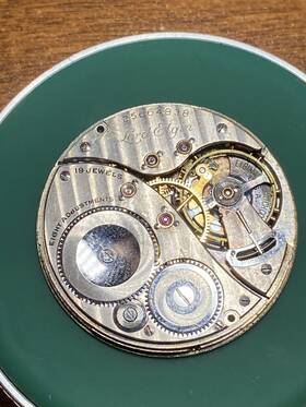 26715605 Elgin Grade 451 Pocket Watch Movement 12s 19j 8adj