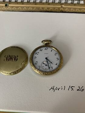 26741772 Elgin Beautiful Vtg Gf Pocket Watch Not Working But Wants To