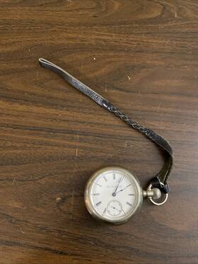 2692750 Elgin Rare Antique Watch Co Nickel Silver No Pocket