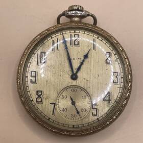 26937892 Elgin Pocket Watch. For Parts/ Repair