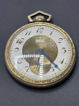 27064971 Elgin Pocket Watch 10k Rolled Gold Case Nat L Co 17 Jewel 1912-1913