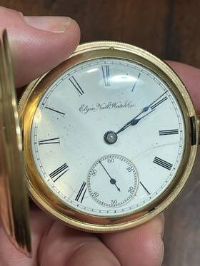 2789810 Elgin 1884 18s 11 Jewels Full Hunter G.f. Pocket Watch Serial #
