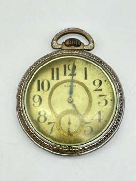 28063365 Elgin 1925 Pocket Watch Grade 387 Class 110 Model 7 16s 17 Parts/repair