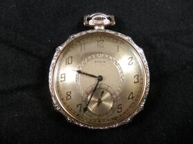 29419853 Elgin Giant Pocket Watch 1927 Gold Filled 14k Double Stock 15 Jewels #29419853