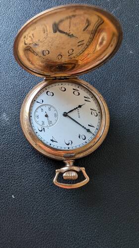 30494612 Elgin Gold Filled Hunter-case Pocket Watch