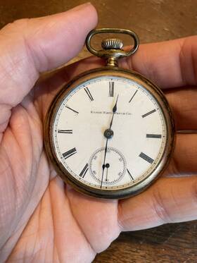 3068248 Elgin 1889 Vintage Pocket Watch Grade 73 Parts