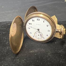 19850977 Elgin 31826227 Vtg 1900 S Natl Watch Co Serial Philadelphia Gold Hunter Case