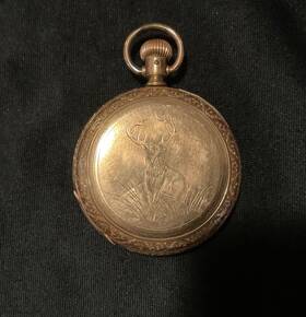 3347793 Elgin Antique National Watch Co. Hunter Case No. 11jewels C. 1889