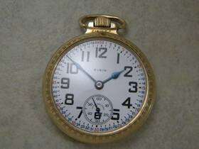 33813540 Elgin B.w.raymond- Elgin- 1933- 12kt Gold Filled- 33813540- Grade 478- Pocket Watch