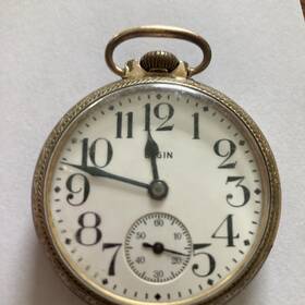34582708 Elgin 1934 16s 17j Grade 387 Model 7 Not Working Star Rgp Good Balance Nr