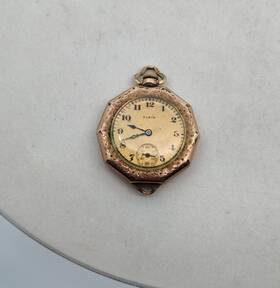 3770141 Elgin Antique 1919 Gold Filled Pocket Or Pendant Watch #3770141