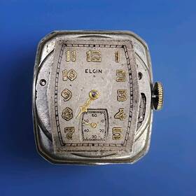 12s-model Elgin 37824714 Vintage 1937 Watch Movement Grade 485-class 114-size 3-15j