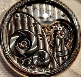 39519360 Elgin Hi Grade Amercan Quality 16s Rr Pocket Watch Display Back Video 23j