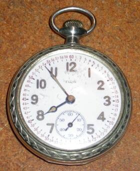 39857303 Elgin Vintage Wwii 1941ish Military Property Of Ordinance Dept Pocket Watch Work
