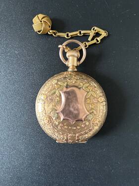 4311914 Elgin 1891 Pocket Watch Full Hunter Gold Filled Case