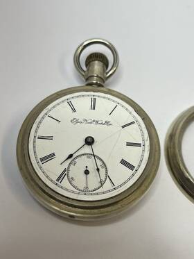 4412949 Elgin 1891 Pocket Watch Grade 74 18s 11j
