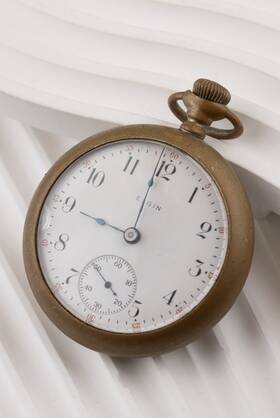 1910 Elgin 494b 7j 18s Model 5 Pocket Watch -