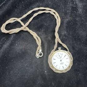 5035073 Elgin 1920s Pocket Watch With Chain-