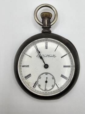 5096226 Elgin Vintage 1894 Nat Watch Co. Pocket Grade 74 11j 18s #5096226 Works