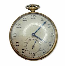 5181907 Elgin Vintage Pocket Watch 17 Jewels Gold Filled Works Usa