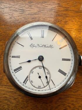 5222432 Elgin Heavy Antique Pocket Watch