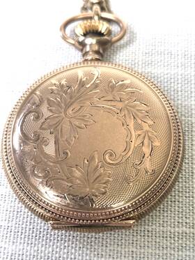 5263051 Elgin Vintage Pocket Watch 7j Serial # Works Great