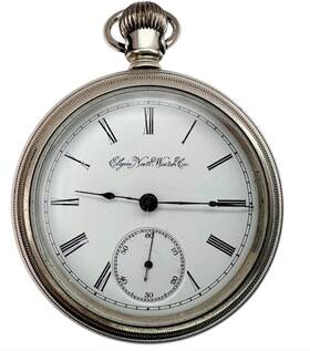 5520423 Elgin Antique 1895 Grade 43 Rare Swing Out Movement 18s/11j Pocket Watch Running