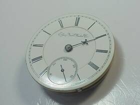 5690208 Elgin Vintage Pocket Watch Movement And Dial B.w. Raymond