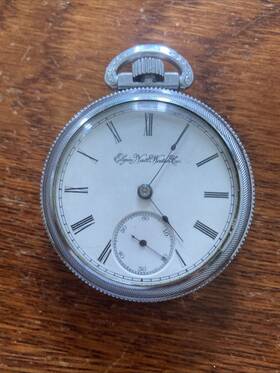 5754603 Elgin 1895 Grade 75 18s Model 5 15j Defiance Case Not Working Nr