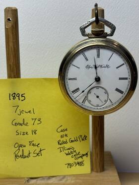 5807561 Elgin National Watch Company Size 18 Pocket