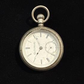 5941036 Elgin Pocket Watch 1895 18s 7 Jewels Needs A Service