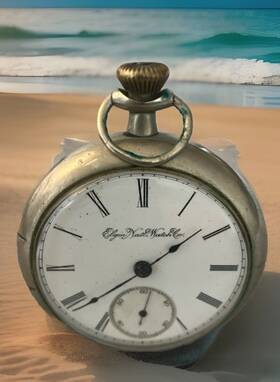 6142377 Elgin Natl. Watch Co. Pocket Circa 1896 Serial#6142377 15jewel Size18