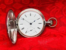 622103 Elgin Antique 1879 Gr6 Size 18s 7 Jewel #622103 Pocket Watch Coin Silver Case