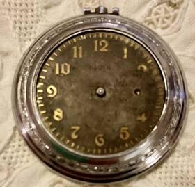 6424249 Elgin 1896 Black Face Pocket Watch Defiance Case Not Working Pts Repair