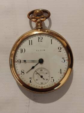 6605504 Elgin Open Face Pocket Watch. Model