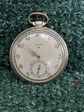 67785 Elgin Antique 1867 10k Gold Filled Pocket Watch #67785. Fast Shipping