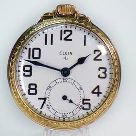 7104974 Elgin 10k Gold Filled Of 17 Jewel 616 Runs