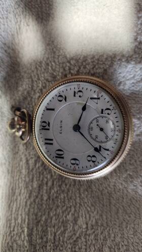 719231 Elgin Pocket Watches Antique Working